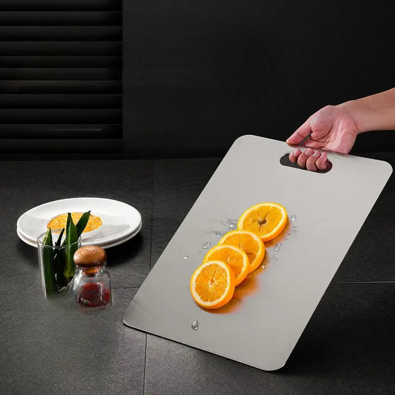 Planche à découper en acier inoxydable antibactérienne, résistante aux rayures, hygiénique pour cuisine | Restfield