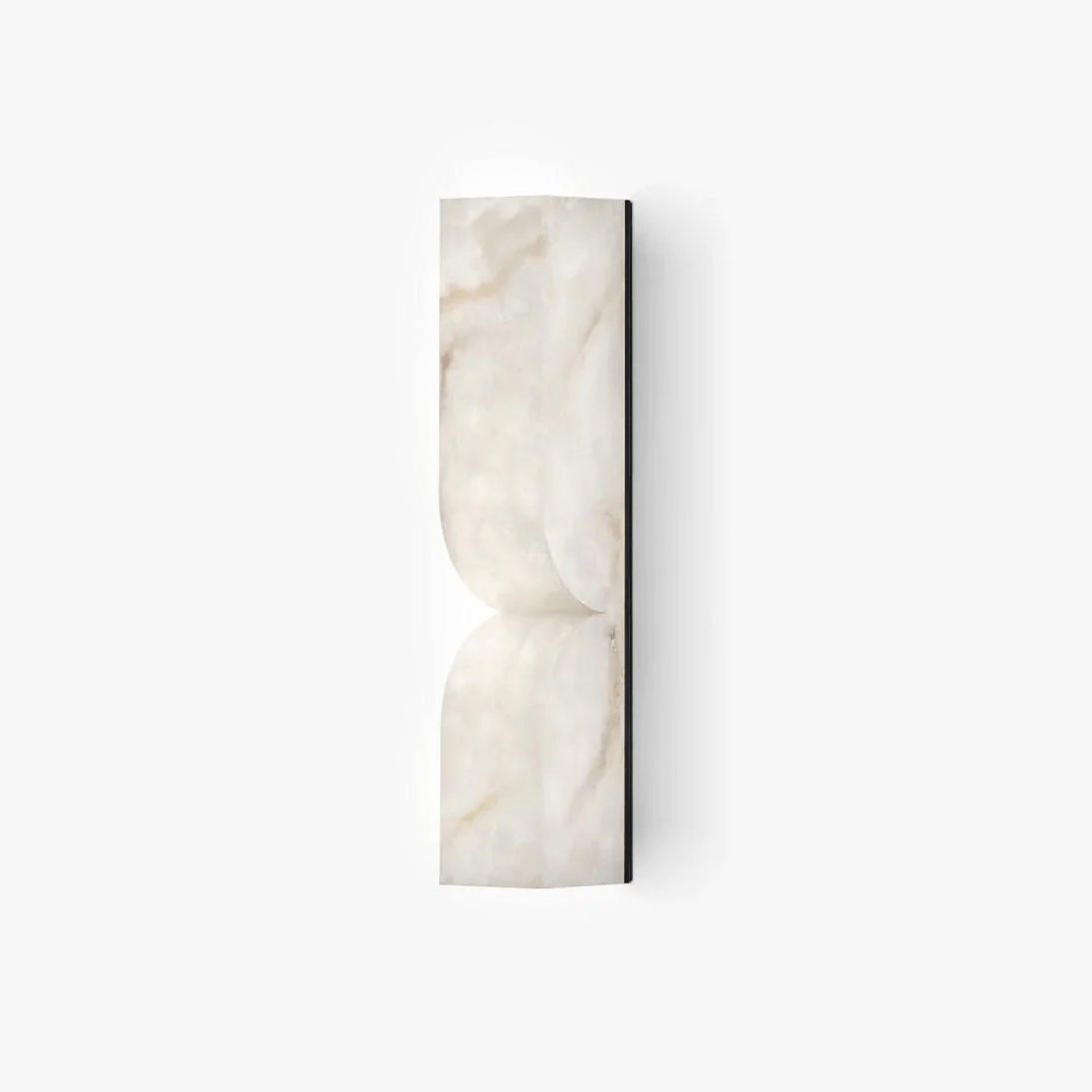 Natuursteen Wandlamp – Massief Alabaster met Organische Vormgeving & Warm Licht | Sansoti