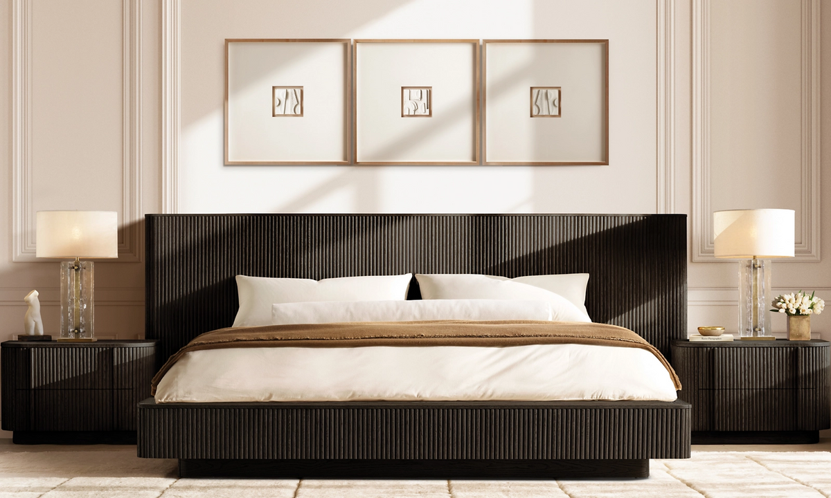 Geometrische Glazen Tafellamp met Linnen Kap 76cm Hoog Warm Wit Licht voor Woonkamer Slaapkamer Sfeervol Design | Sansoti
