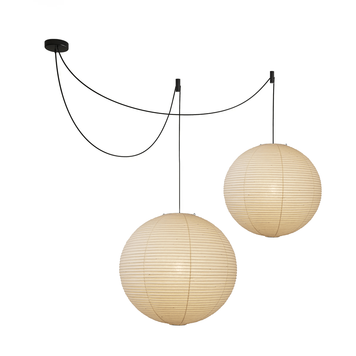 Japanse Mulberry Paper Hanglamp — Handgemaakte Washi Lampenkap Bol Sfeerverlichting | Sansoti