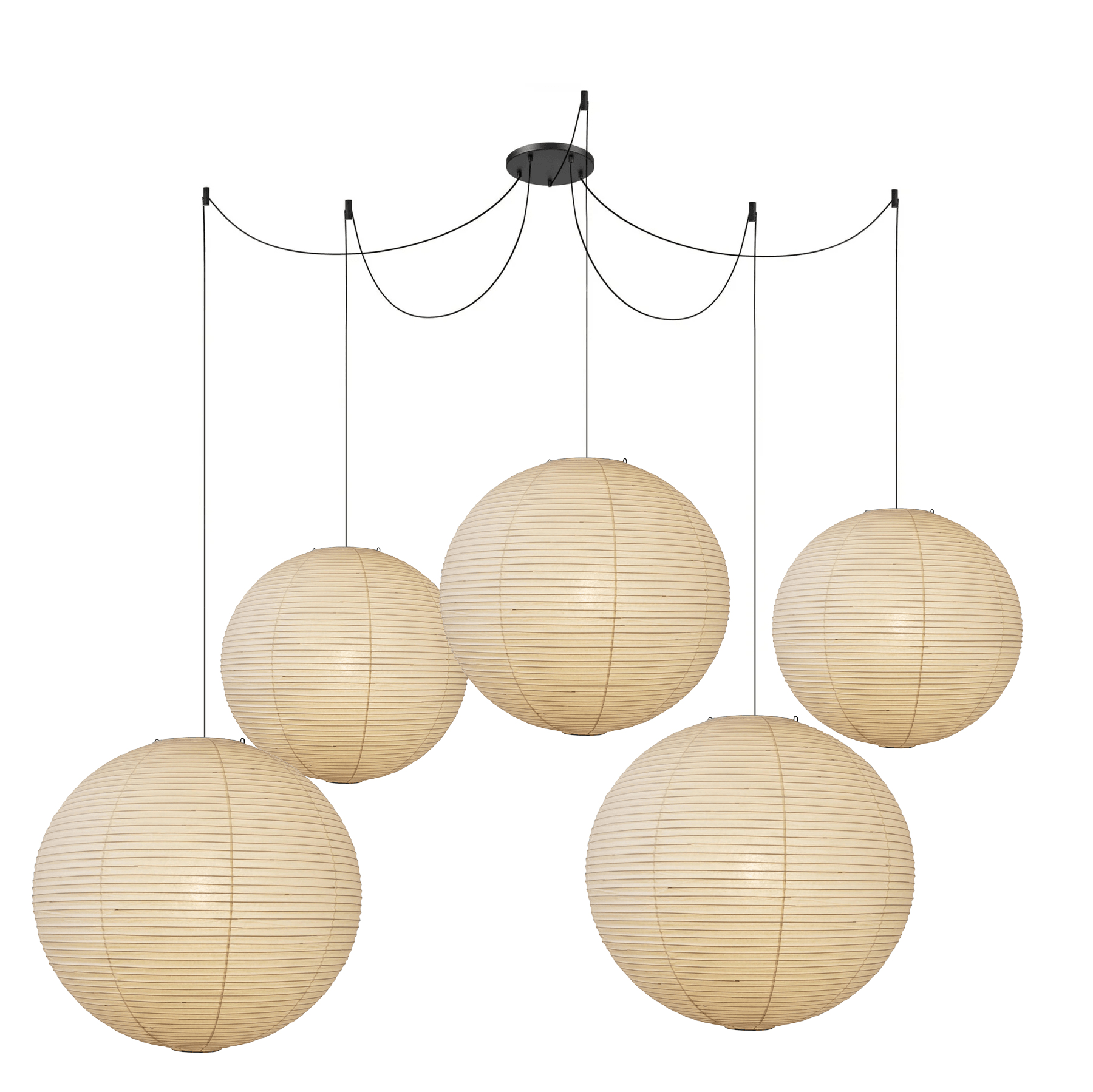 Japanse Mulberry Paper Hanglamp — Handgemaakte Washi Lampenkap Bol Sfeerverlichting | Sansoti