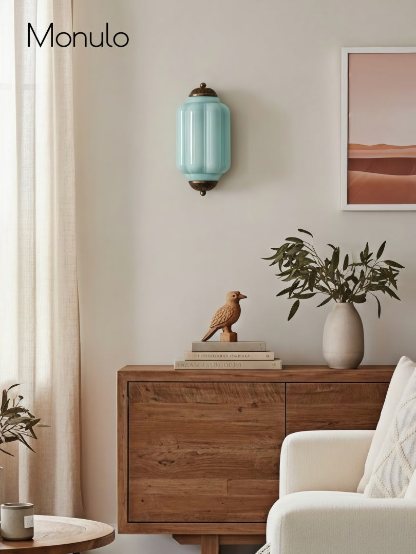 Wandlamp Melkglas voor Slaapkamer Gang Scandinavische Stijl | Sansoti