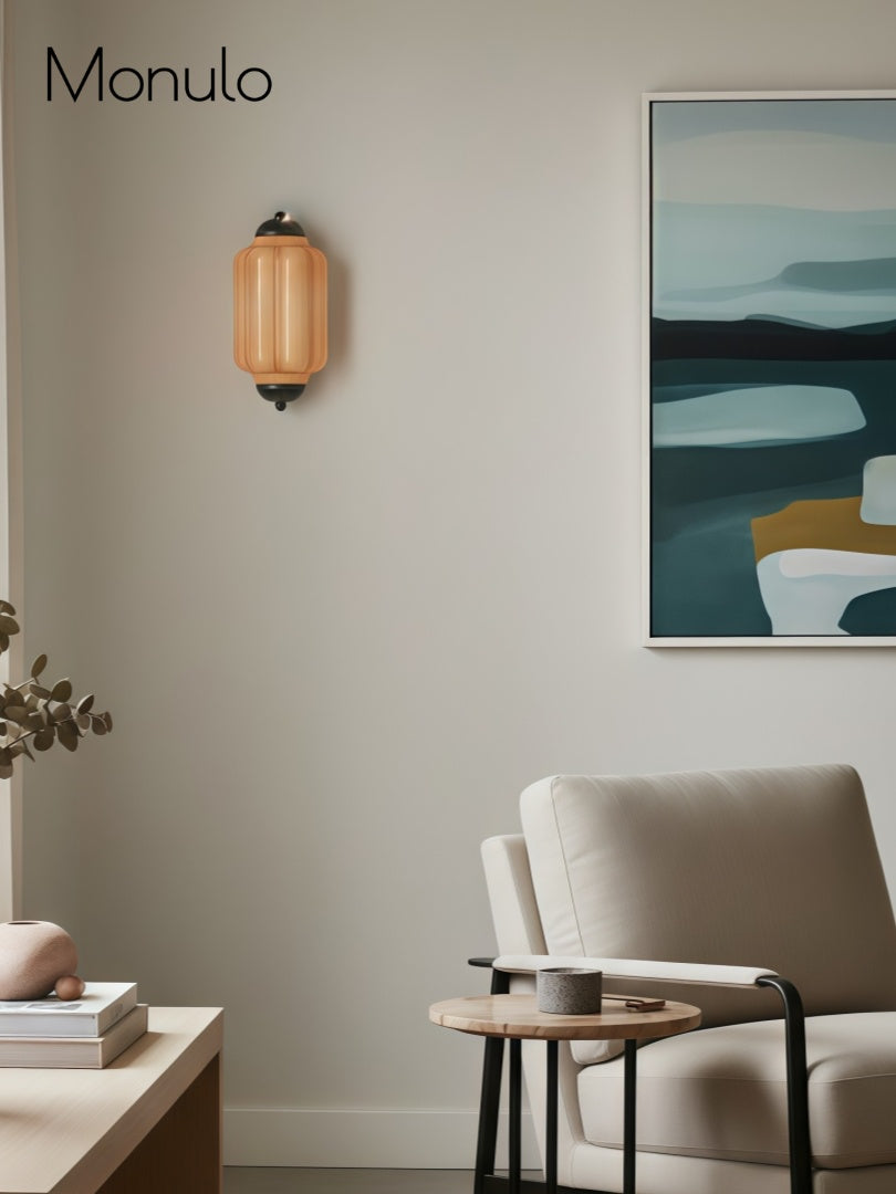 Wandlamp Melkglas voor Slaapkamer Gang Scandinavische Stijl | Sansoti