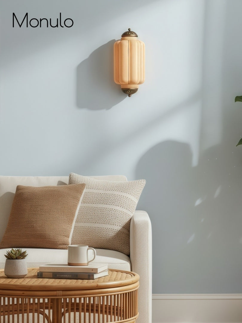 Wandlamp Melkglas voor Slaapkamer Gang Scandinavische Stijl | Sansoti
