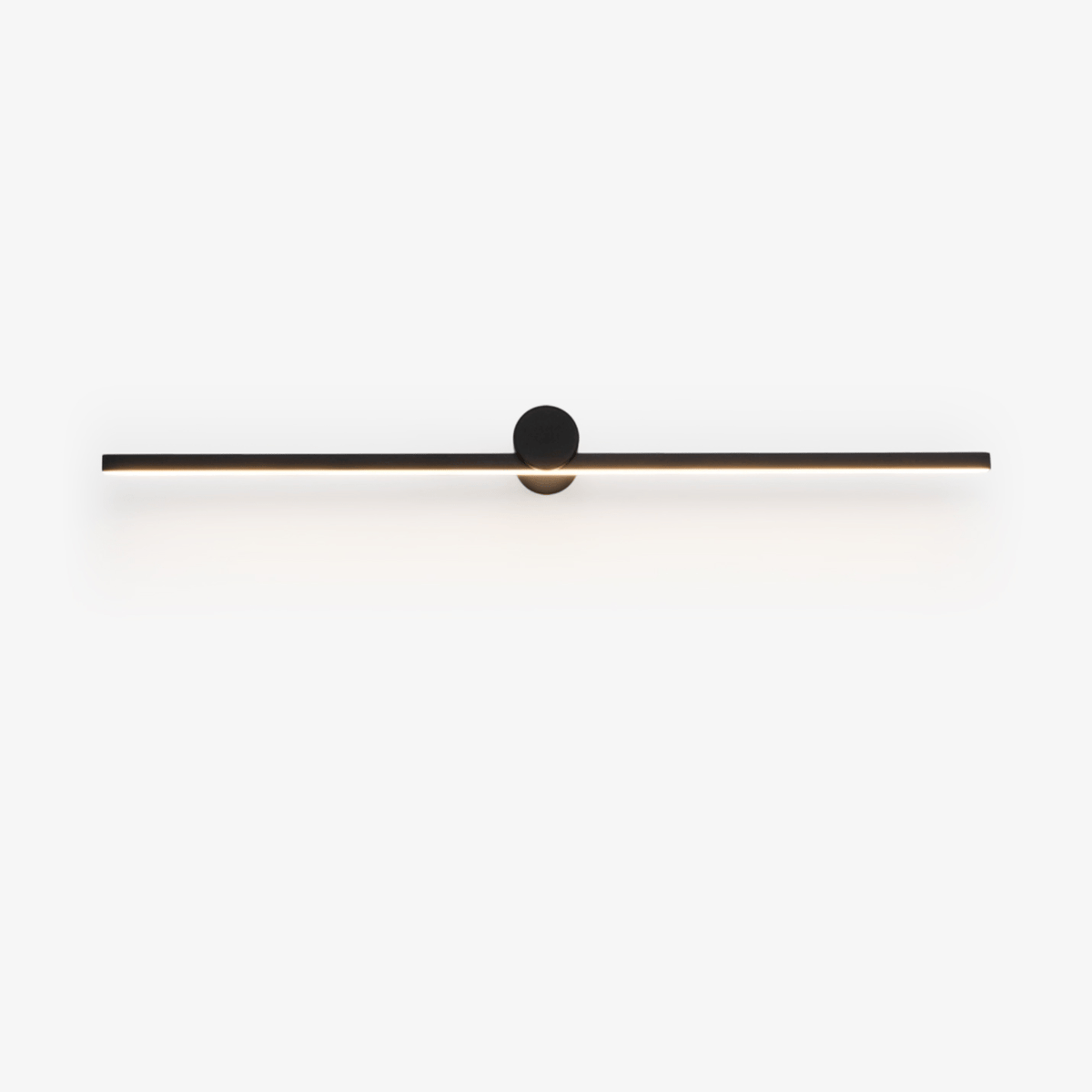 Rechargeable LED wall lamp with remote control, touch sensor, dimmable, 60-120cm, matte black, ambient wall lighting | Sansoti
