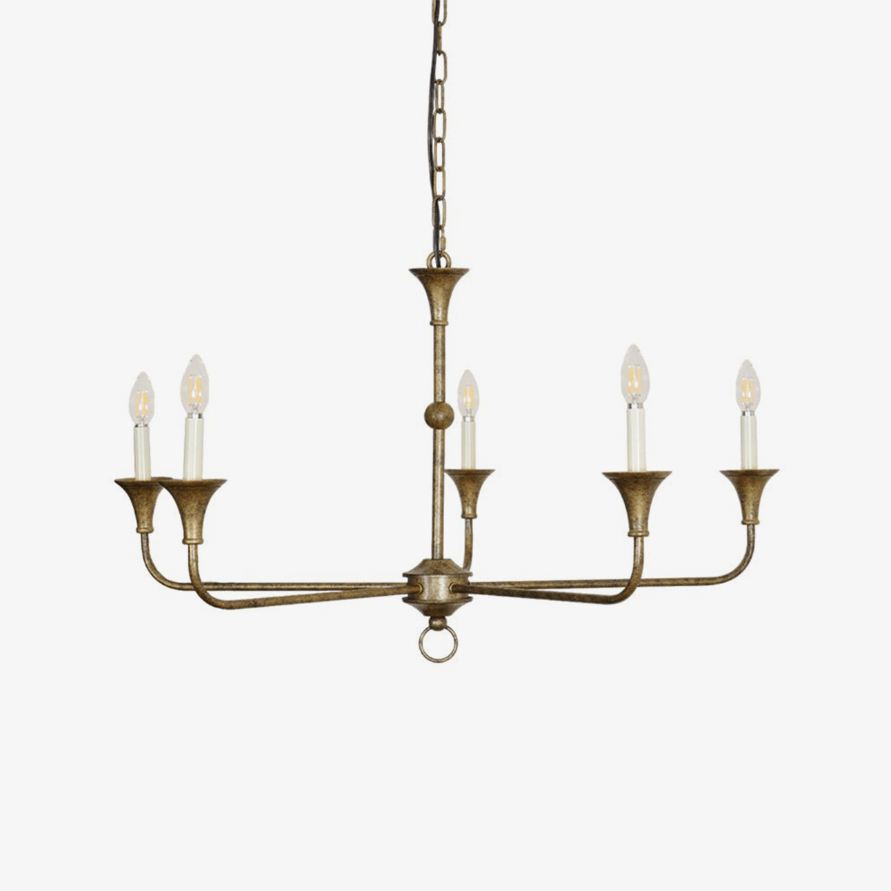 Kaarslamp Kroonluchter Messing Metaal Goud Zwart Wit Nikkel Woonkamer Eetkamer 5 6 Armen Hanglamp Vintage Kaarsenkroonluchter | Sansoti