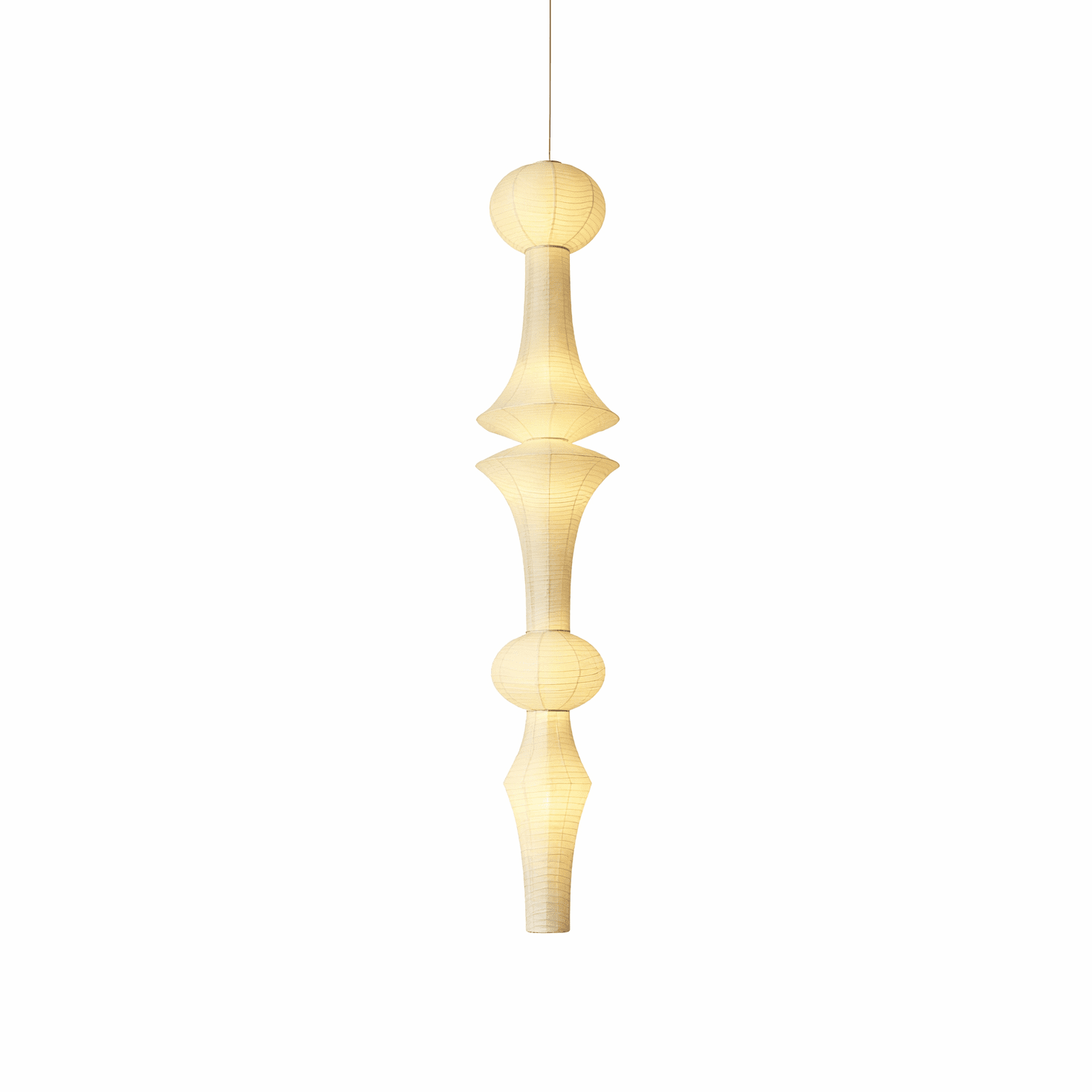 Japanse Hangende Papieren Lamp Zeven Formaten E26/E27 ø33-ø43cm 150-460cm Hoogte Mulberry Washi Moerasschors Translucide Kap Met Handgemaakt Karakter | Sansoti