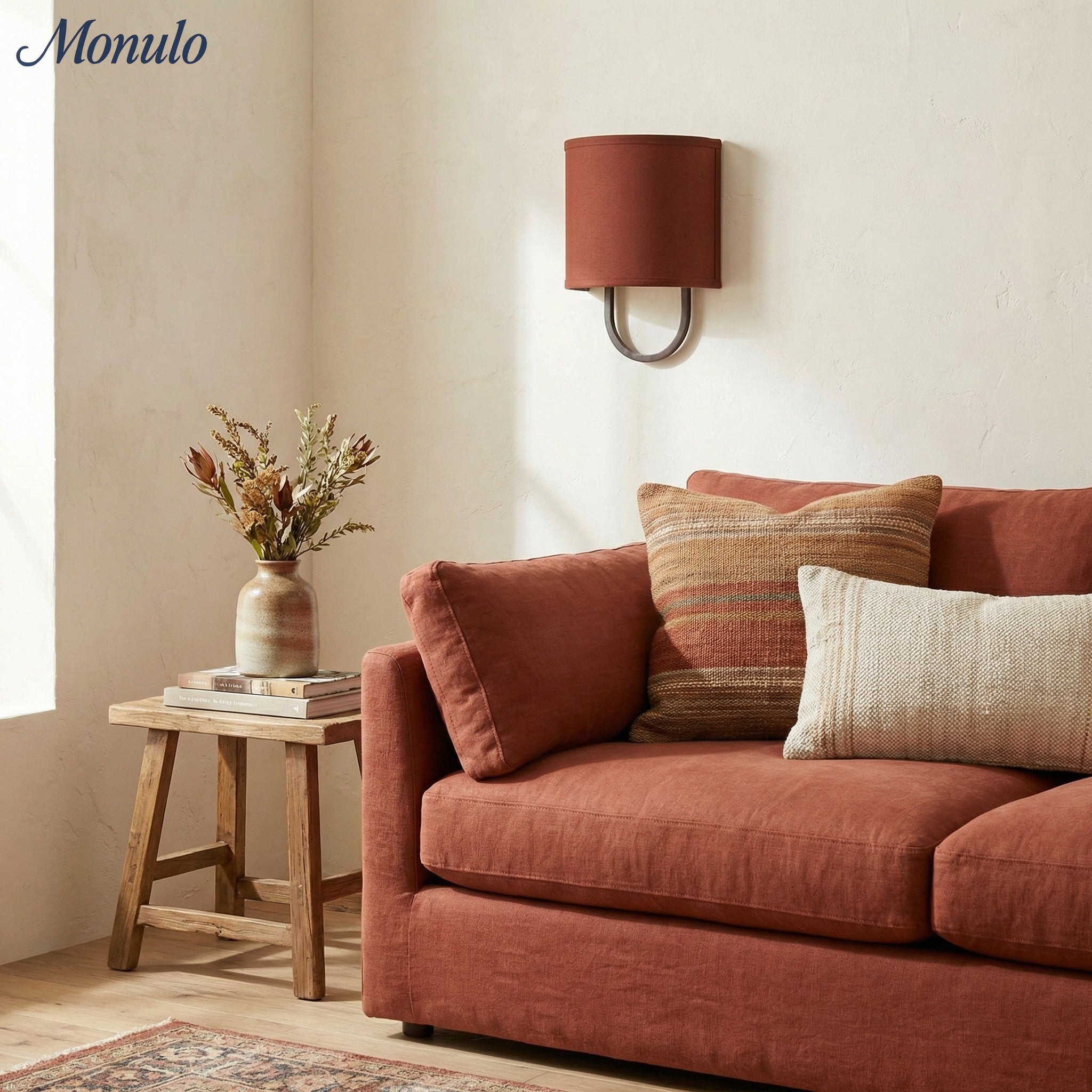 Wandlamp Stoffen Kap – Moderne Slaapkamer Wandverlichting voor Sfeervolle Ambiance | Sansoti