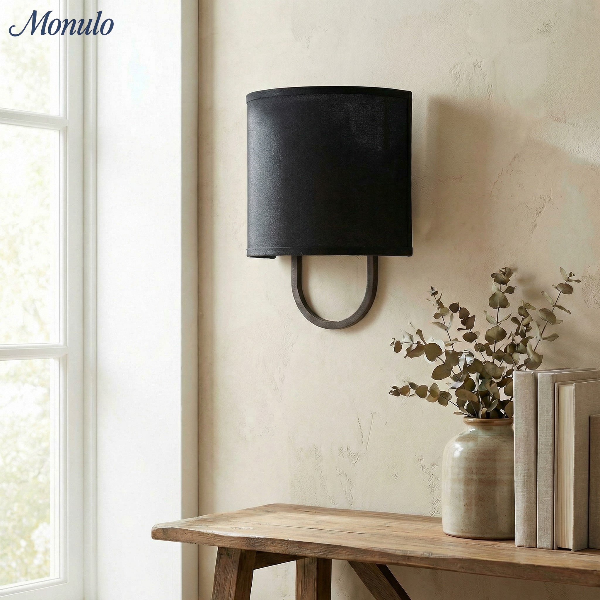 Wandlamp Stoffen Kap – Moderne Slaapkamer Wandverlichting voor Sfeervolle Ambiance | Sansoti
