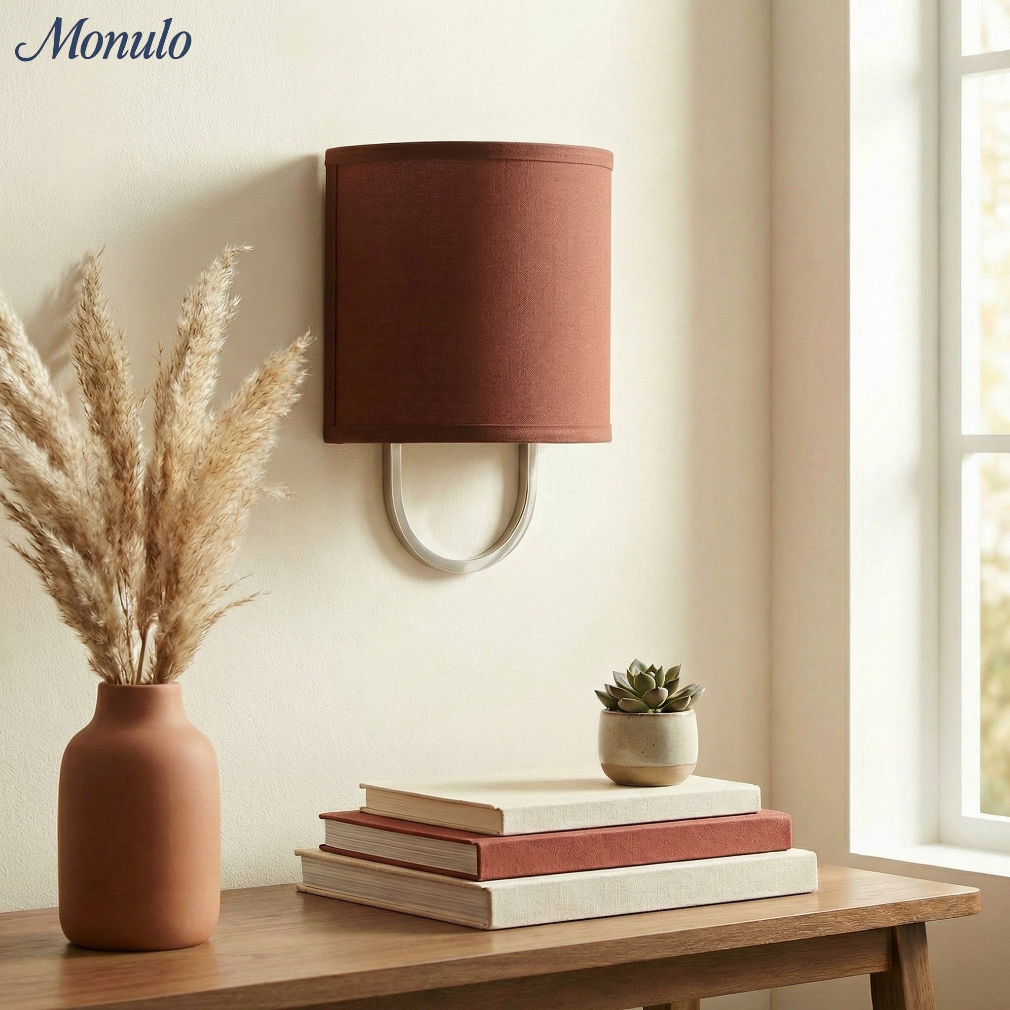 Wandlamp Stoffen Kap – Moderne Slaapkamer Wandverlichting voor Sfeervolle Ambiance | Sansoti