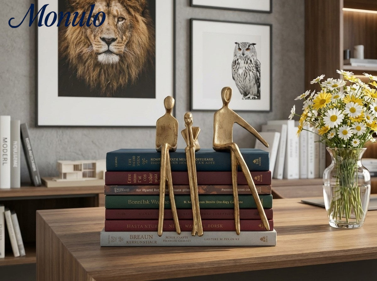 Geometrische Hondenbeeldje van IJzer – Minimalistisch Decoratief Sculptuur voor Bureau | Sansoti