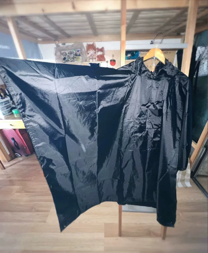 Waterdichte Regenponcho met Capuchon – 3-in-1 Outdoor Bescherming voor Wandelen Kamperen Tuin | Sansoti