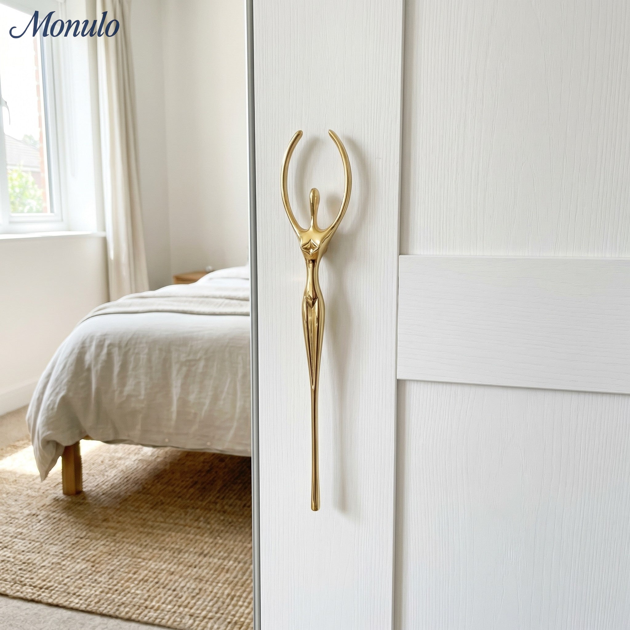Minimalistische Kastgreep - Messing Zilver Roze - Scandinavisch Design Meubels | Sansoti