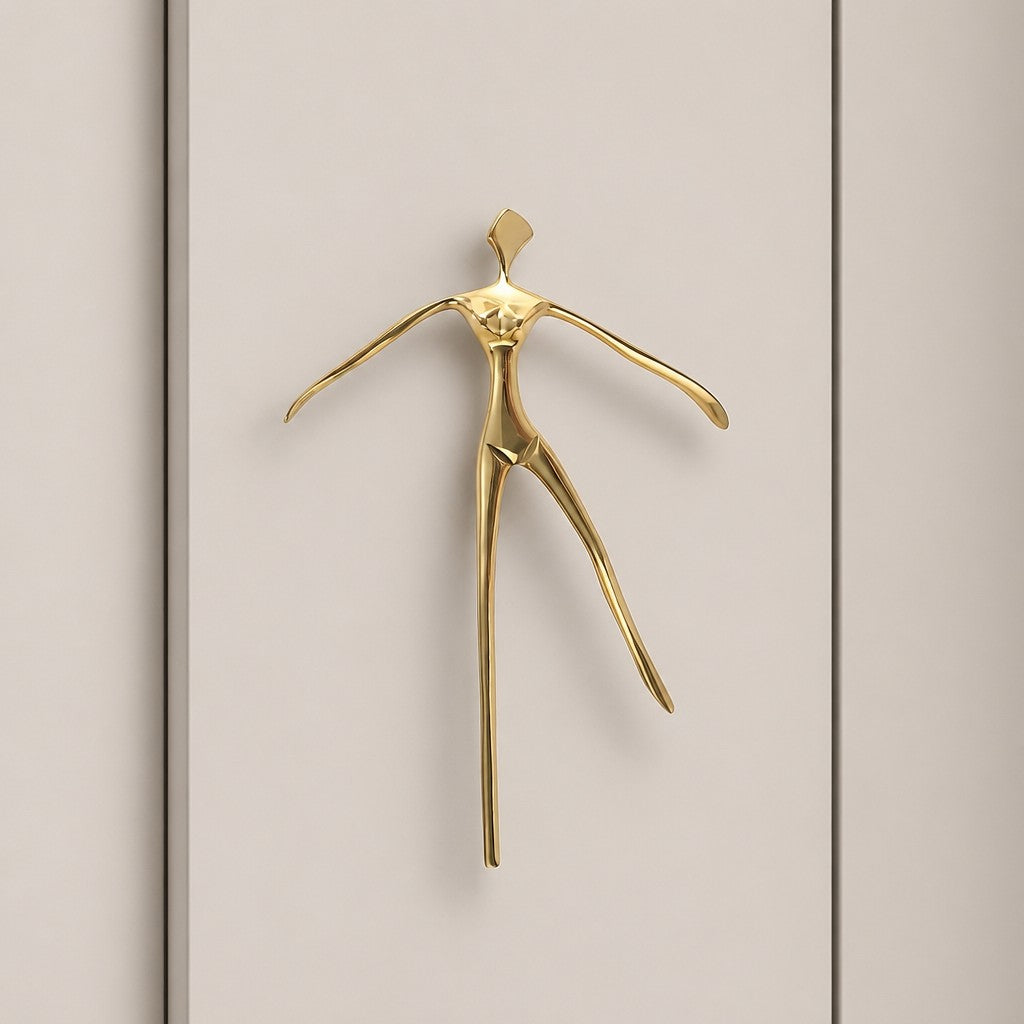 Minimalistische Kastgreep - Messing Zilver Roze - Scandinavisch Design Meubels | Sansoti