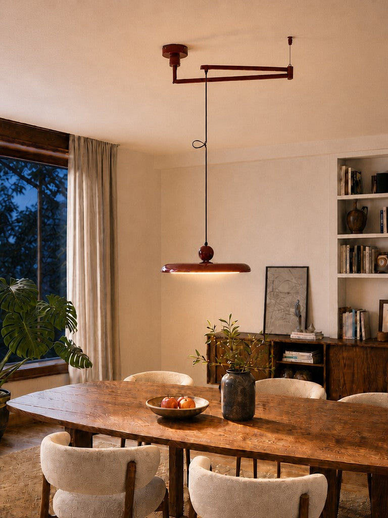 Verstelbare Hanglamp met Zwenkarm – Minimalistische Industriële Verlichting Metaal | Sansoti