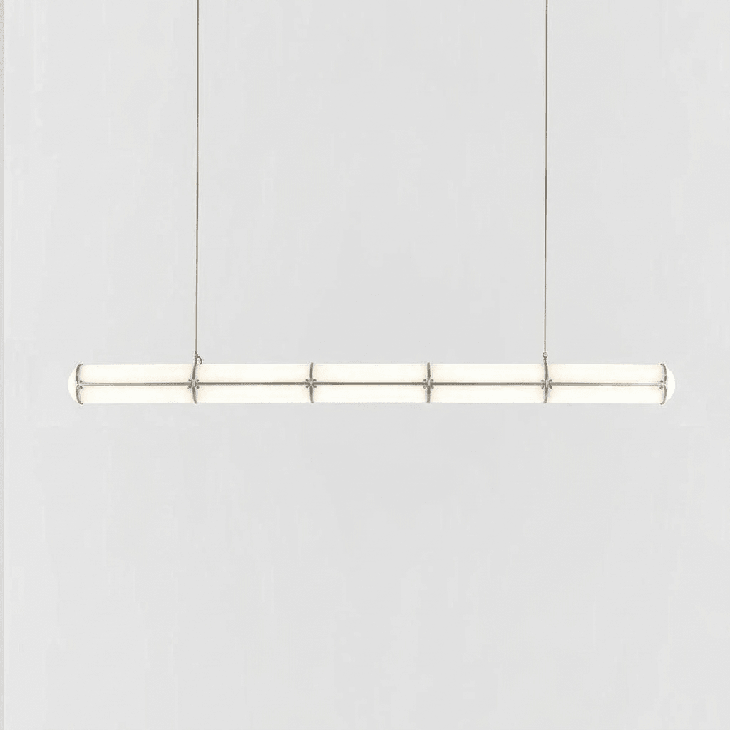 Eindloze Cilindrische Hanglamp Moderne Lineaire Verlichting voor Eettafel en Woonkamer Geïntegreerde LED Zwevende Lichtlijn Architectonische Verlichting | Sansoti