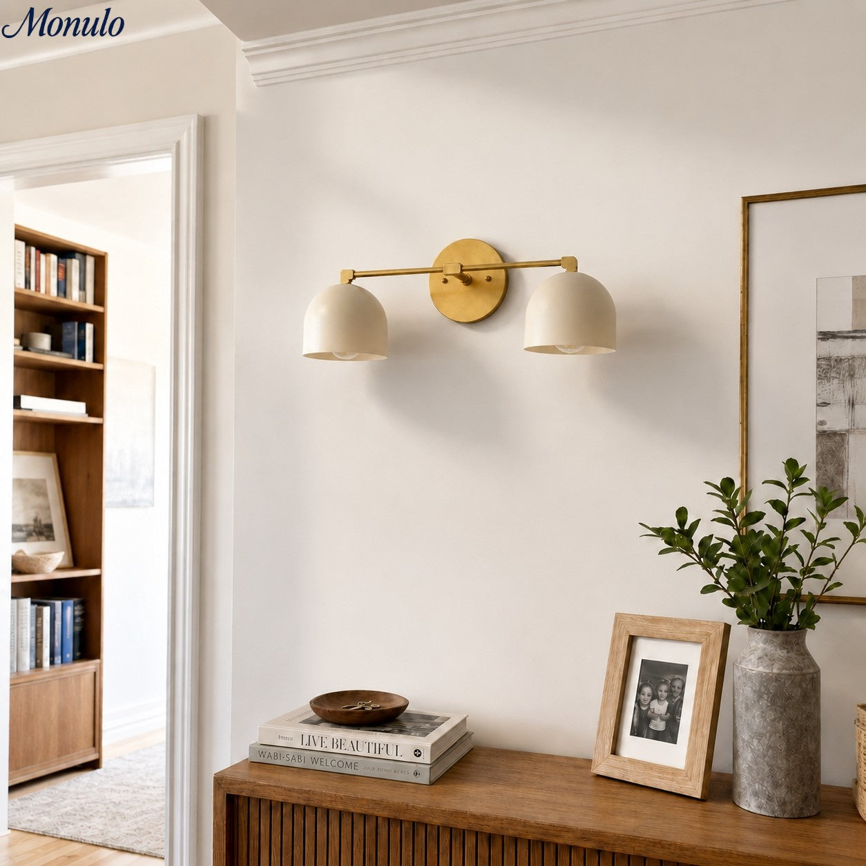 Wandlamp Koepelscherm Mid-Century Retro Design Badkamer Gang | Sansoti