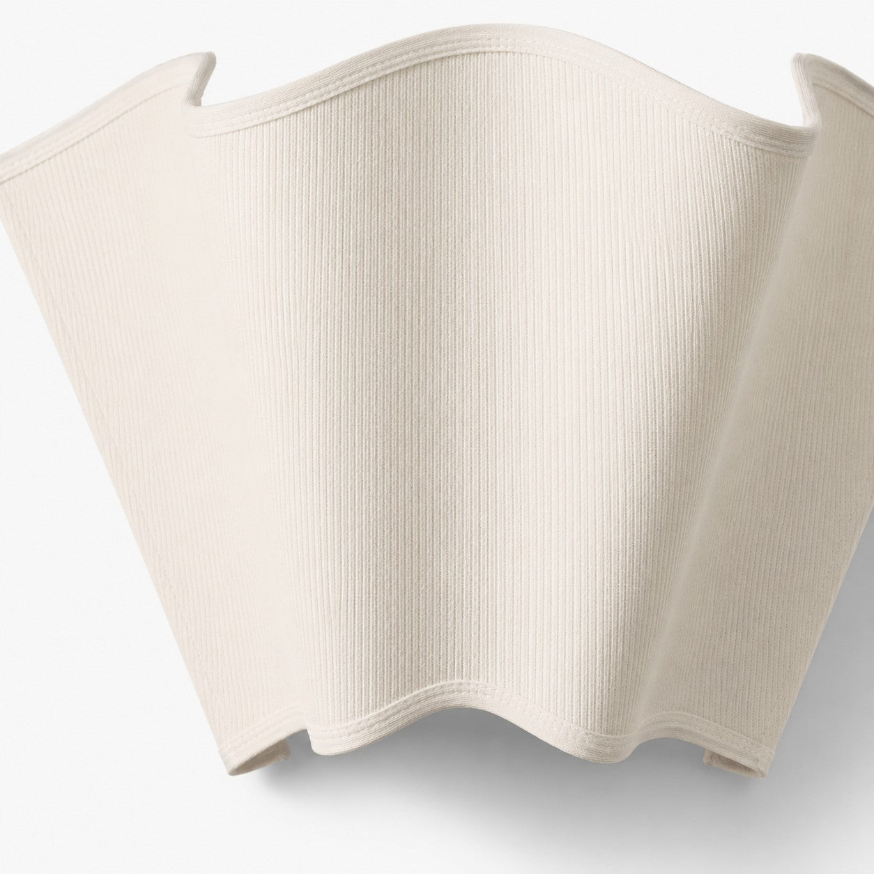 Wandlamp met Scalloped Linnen Kap Retro Design Klassieke Sfeerverlichting voor Woonkamer Slaapkamer Leeshoek | Sansoti