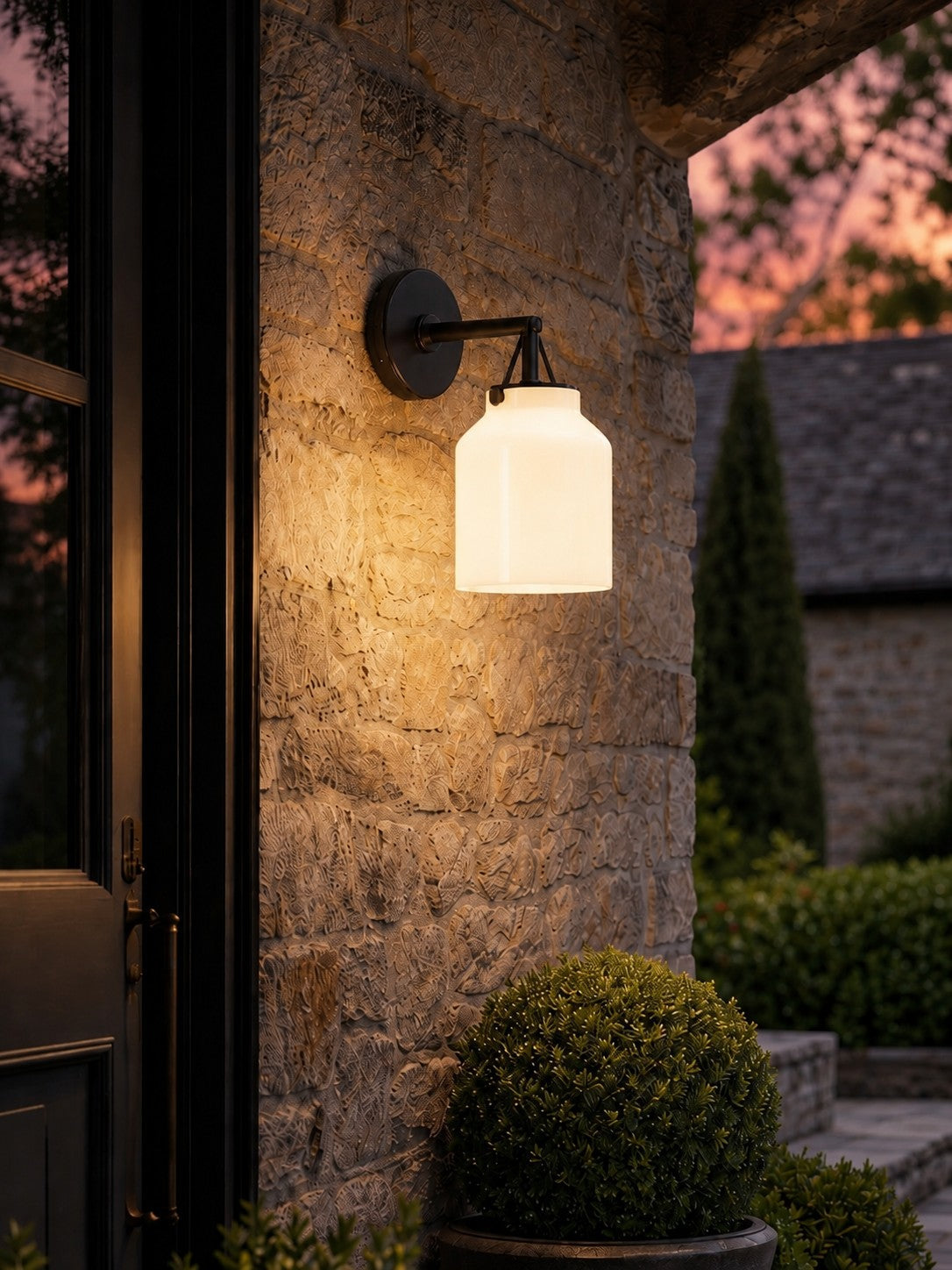 Industriële Buitenwandlamp Metaal IP44 Spatwaterdicht Moderne Gevelverlichting Zwart Brons Koper 19 cm 41 cm | Sansoti