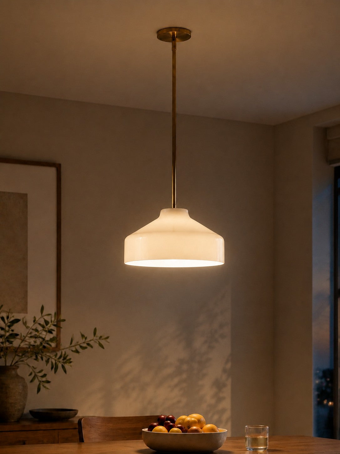 Scandinavische Hanglamp – Moderne Metalen Designlamp in Matte Afwerking – Stijlvolle Pendelverlichting voor Eetkamer Keuken Woonkamer | Sansoti