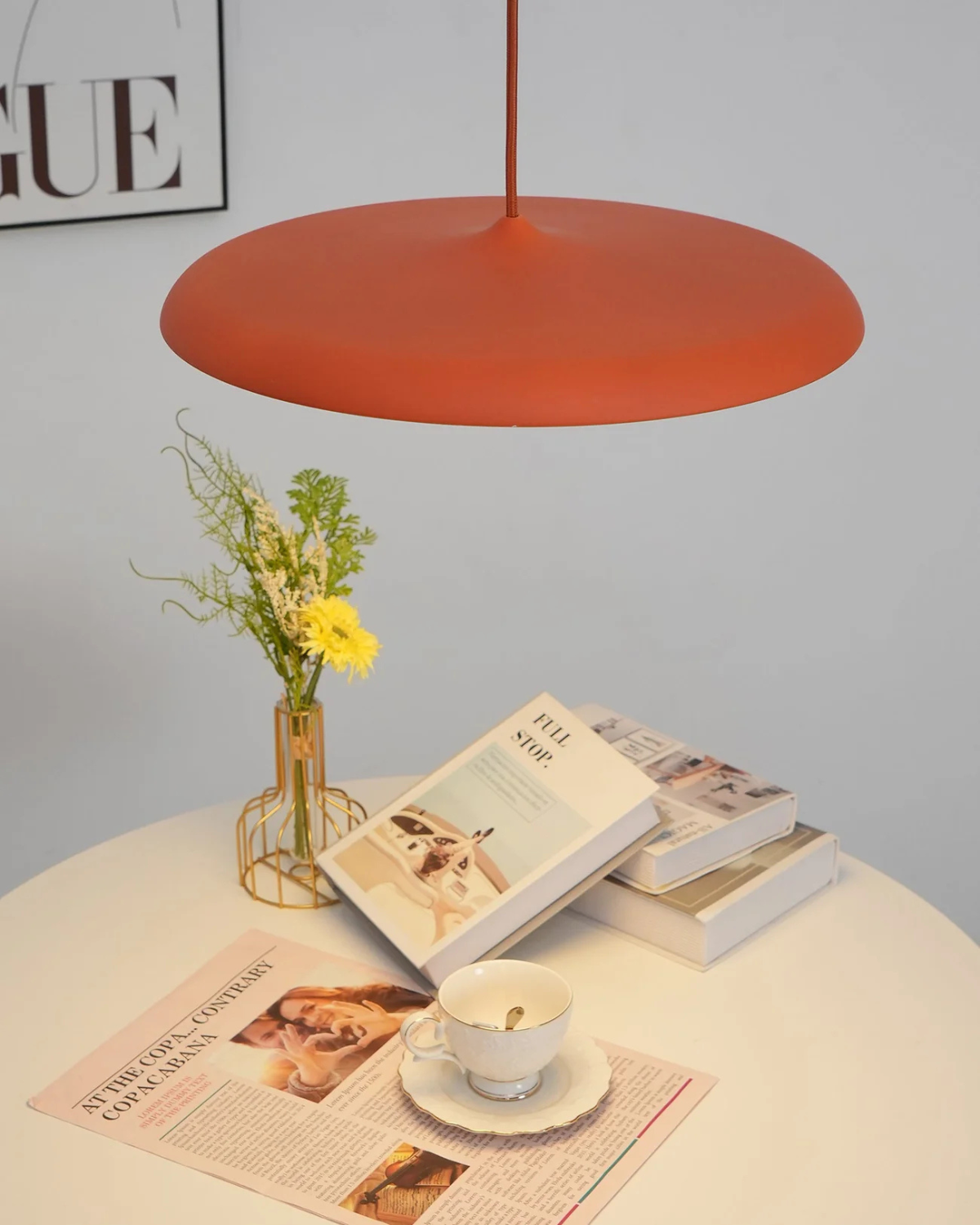 Ronde Hanglamp met Zachte Lichtverspreiding Zwart Grijs Groen Roze Wit Oranje ø25cm ø40cm Modern Scandinavisch Design voor Eetkamer Woonkamer Werkplek | Sansoti