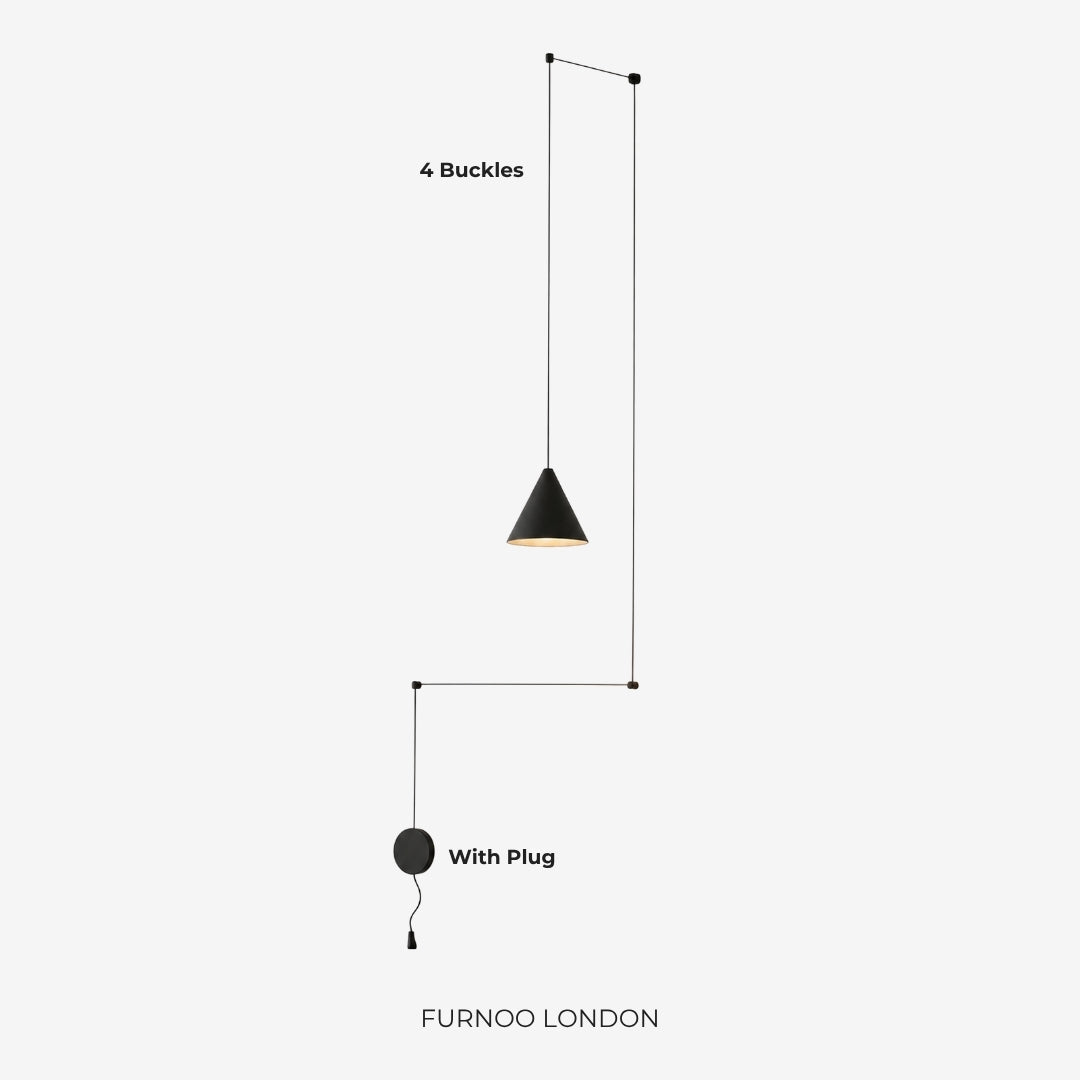 Stella hanglamp – aluminium geometrisch design met verstelbare kabellengte en LED-verlichting | Sansoti