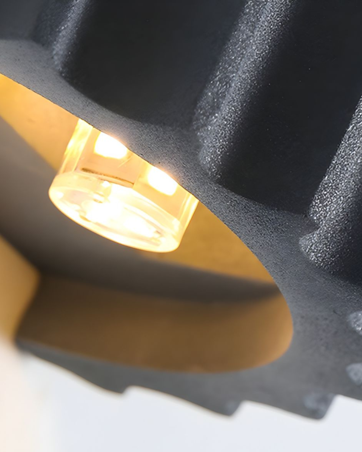 Wandlamp Ribbelstructuur Groen Met Tweezijdige Lichtbundel Voor Sfeervolle Ruimtes | Sansoti