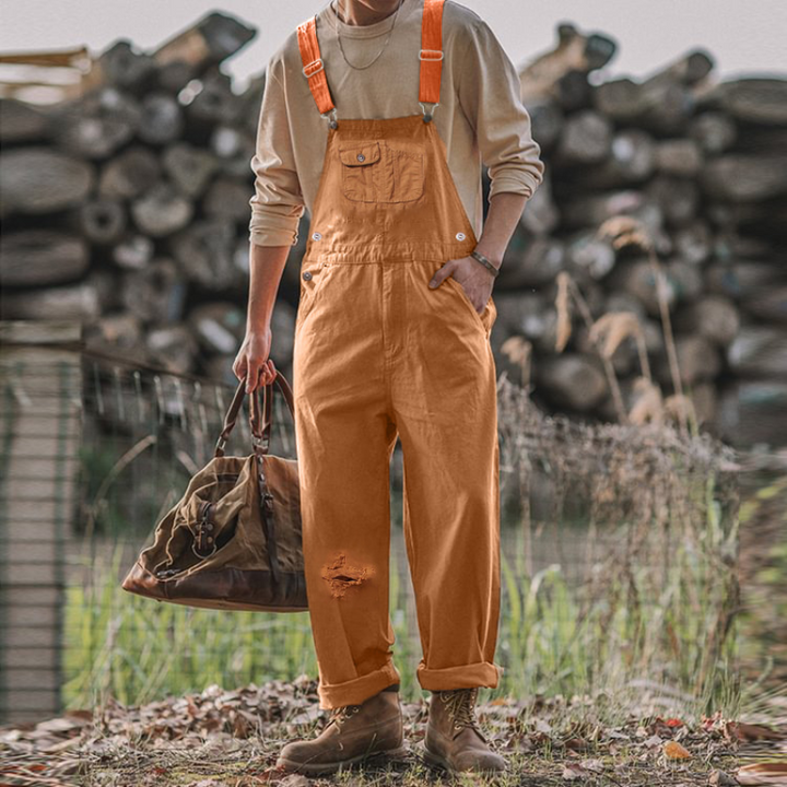 Adjustable Unisex Garden Overalls with Pockets - Durable Workwear for Gardening Tasks and Comfortable Outdoor Wear | Sansoti