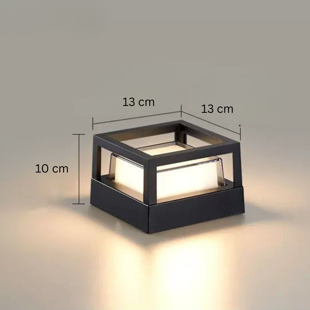 Lampe extérieure LED en aluminium résistante aux intempéries IP65, éclairage mural pour jardin et terrasse, design moderne industriel, éclairage extérieur | Sansoti