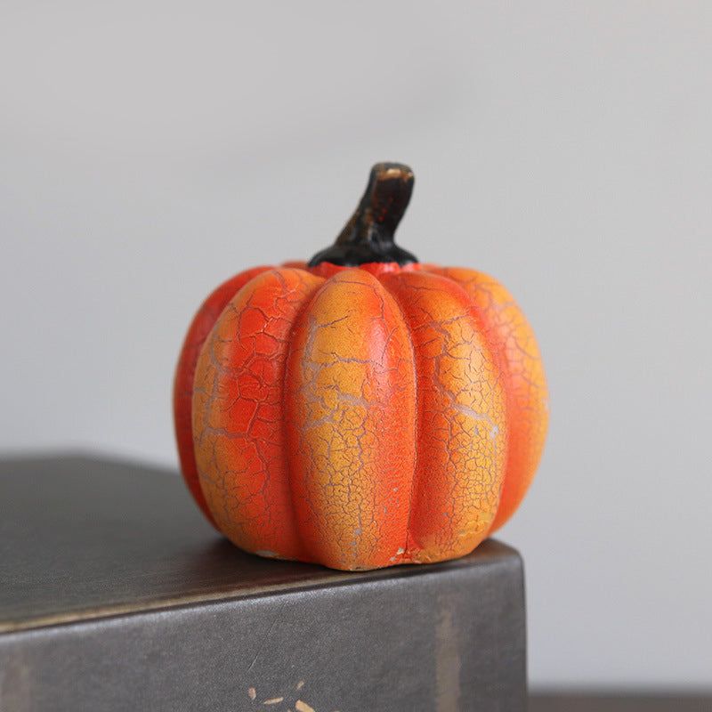 Halloween-Kürbis-Dekolampe LED Orangefarbenes Leuchten Stimmungsbeleuchtung Batterie Gruselig Innenbereich Außenbereich Garten | Sansoti