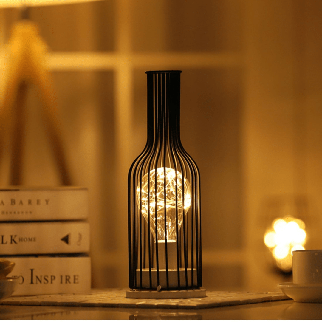 Lampe de table sans fil LED Moderne Acier Éclairage d'ambiance Batterie Salon | Restfield