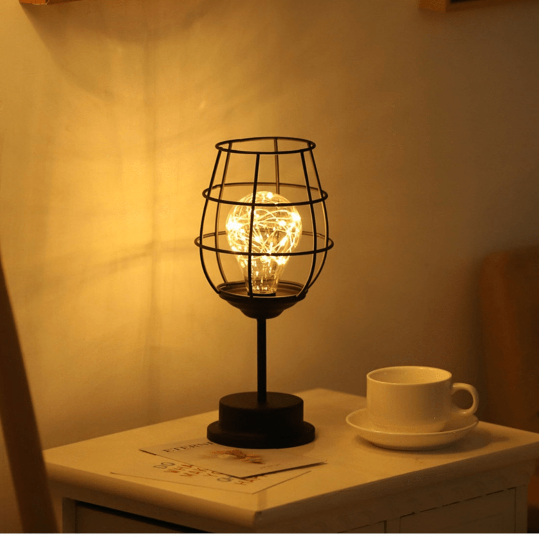 Lampe de table sans fil LED Moderne Acier Éclairage d'ambiance Batterie Salon | Restfield