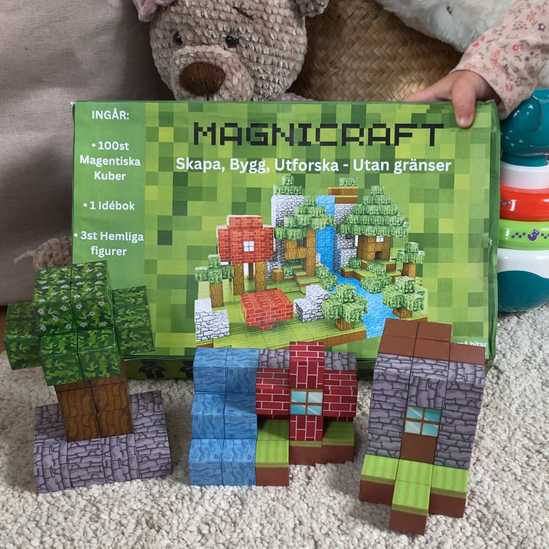 Magnetische Bouwblokken Set 100 Stuks Kunststof Kinderen Bouwspeelgoed Creatief Educatief Speelgoed Magnetische Kubussen Met Ideeënboek | Sansoti