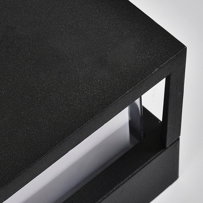 Square LED Outdoor Lamp Waterproof Wall Light Garden Lamp Modern Aluminium Facade Lamp 7W 12W Outdoor Lighting | Sansoti