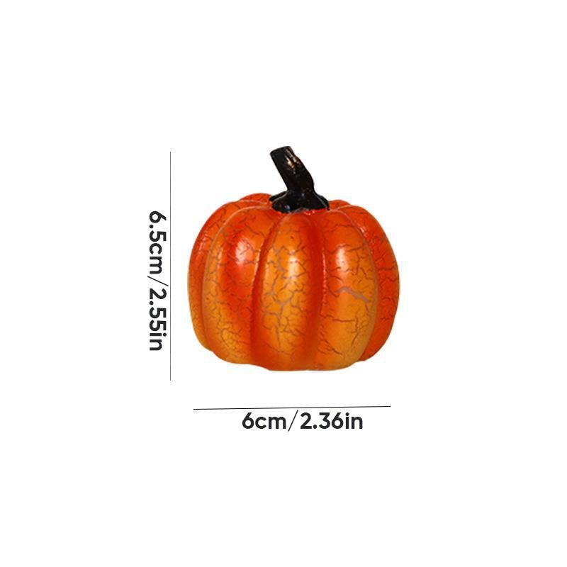 Halloween-Kürbis-Dekolampe LED Orangefarbenes Leuchten Stimmungsbeleuchtung Batterie Gruselig Innenbereich Außenbereich Garten | Sansoti