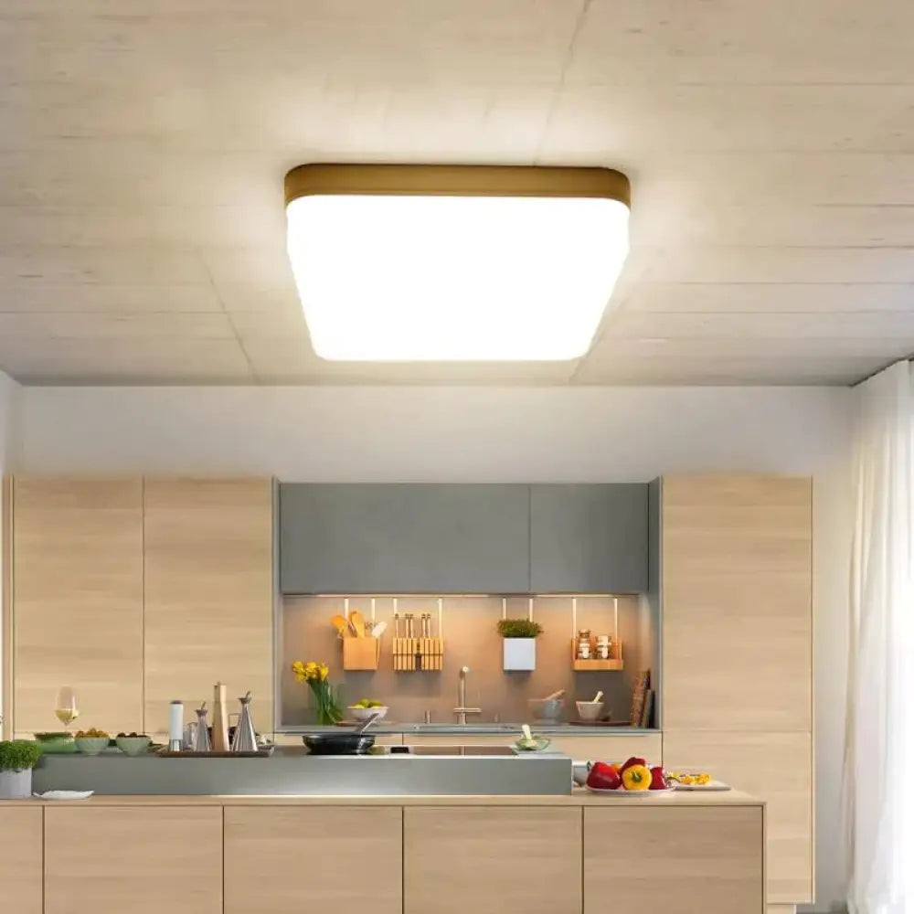 Quadratische LED-Panel-Deckenleuchte zur Aufbaumontage, 18 W, 24 W, 36 W, 48 W, warmweiß, kaltweiß, moderne Alltagsbeleuchtung | Sansoti