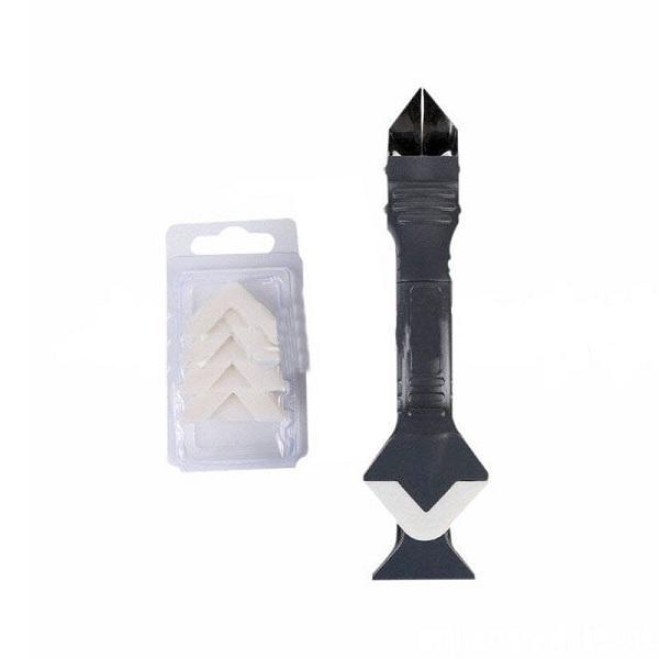 3-in-1 Grout Scraper Kit Tool Silicone Smoother Finishing Sanitary Bathroom | Sansoti