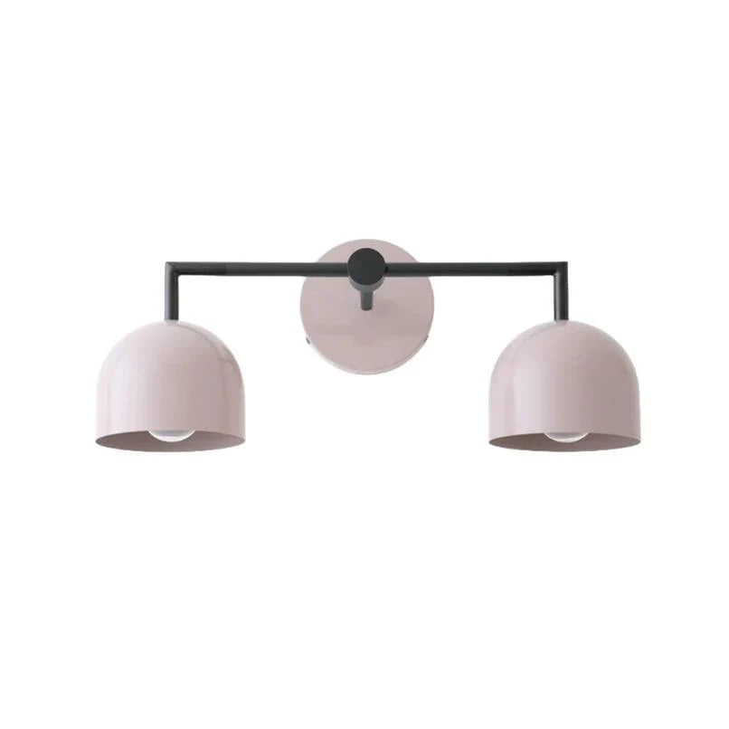 Koepelkapjes Wandlamp Modern Scandinavisch Metaal Zwart Messing 2-3 Lichtpunten Badkamer Hal Slaapkamer Sfeerverlichting | Sansoti