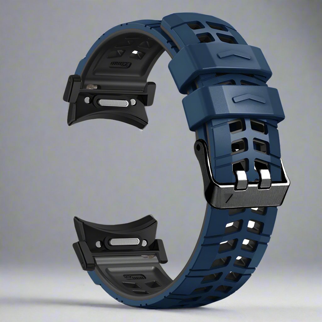 Bracelet de sport en silicone pour montre connectée de 47 mm, noir, orange, gris, rouge, bleu, blanc, vert, réglable et confortable | Sansoti