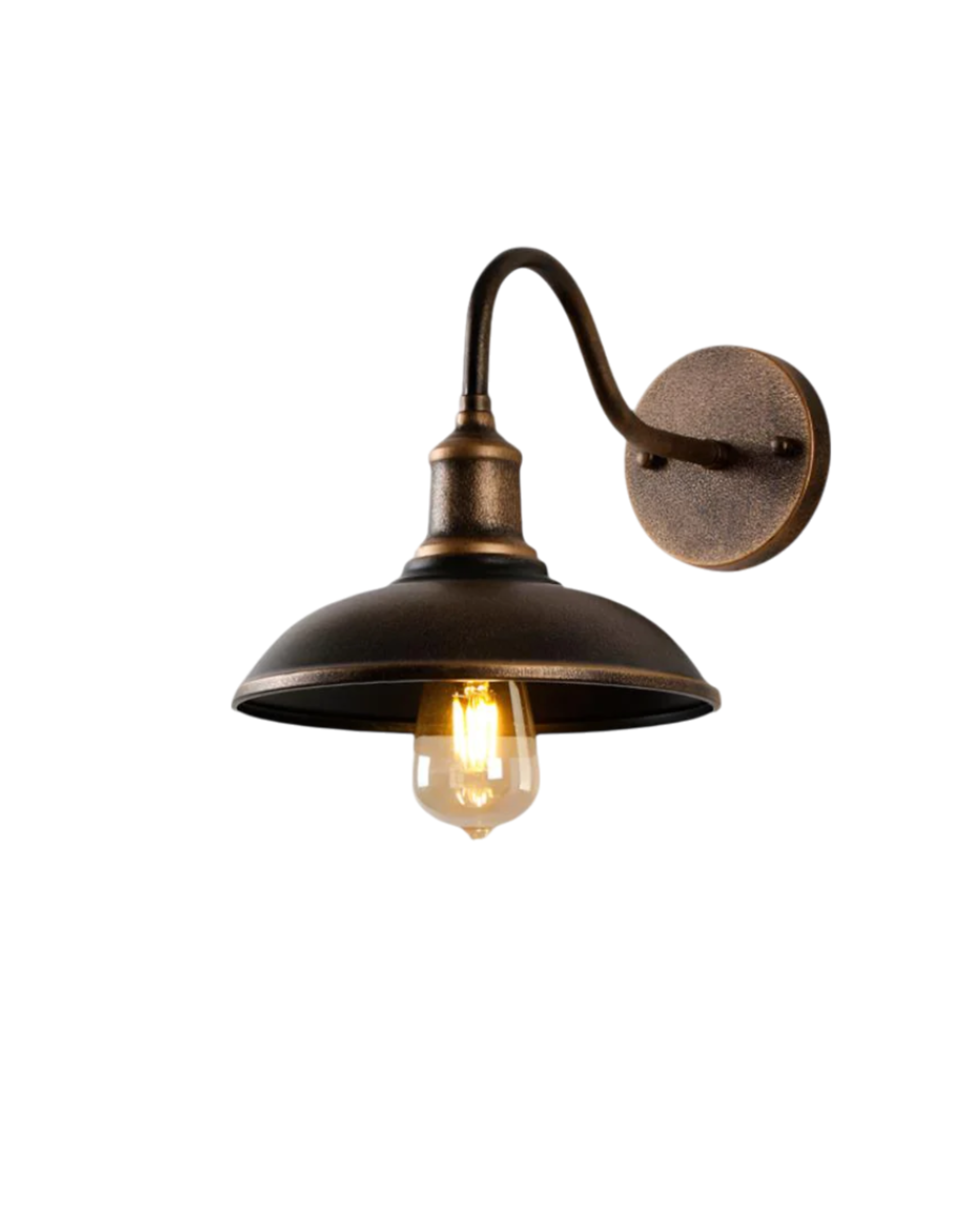 Vierkante Buitenlamp met Minimalistisch Frame Zwart Bruin Zilver 24x23cm 29x23cm Tuinverlichting Wandlamp Buiten Moderne Buitenlamp Terrasverlichting | Sansoti