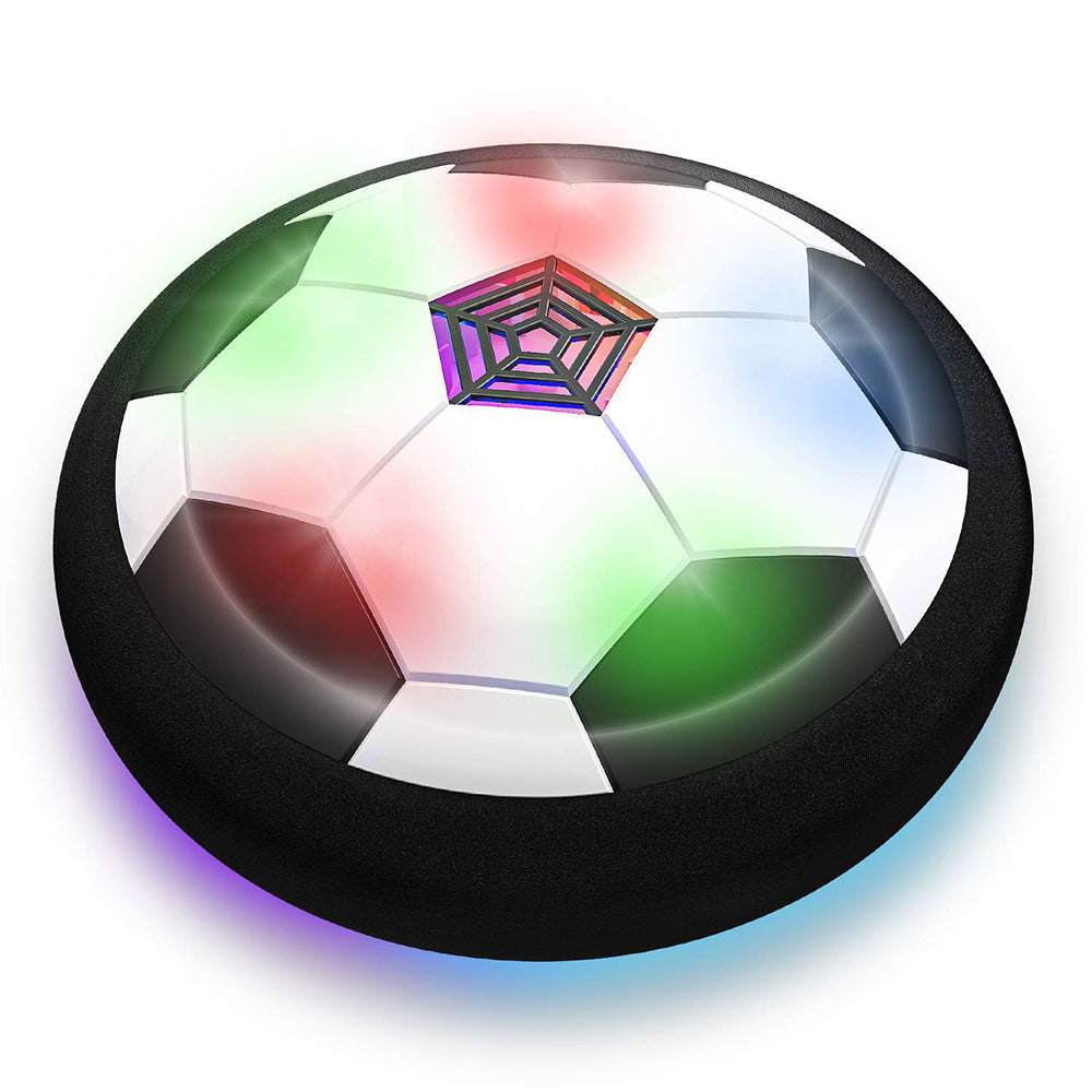 Zwevende Voetbal met LED-verlichting 2 Stuks voor Binnenshuis Actief Spelen Kinderen Luchtkussen Speelgoed | Sansoti