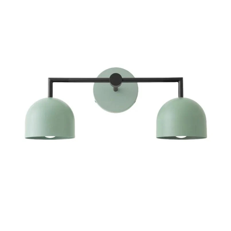Koepelkapjes Wandlamp Modern Scandinavisch Metaal Zwart Messing 2-3 Lichtpunten Badkamer Hal Slaapkamer Sfeerverlichting | Sansoti