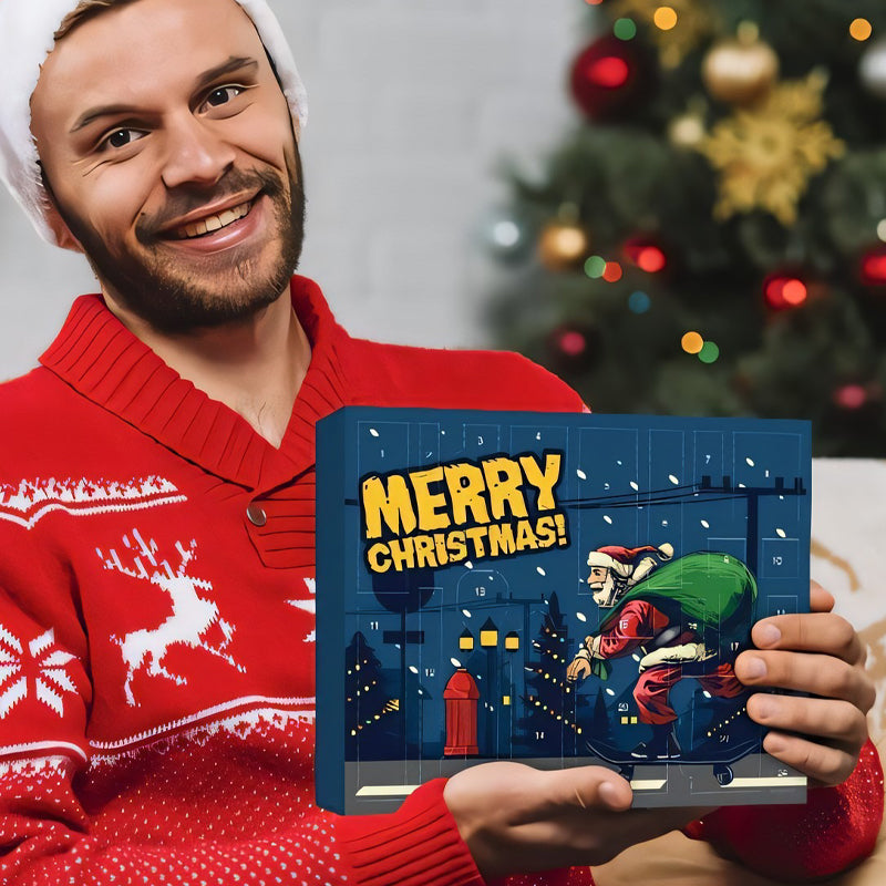 Outdoor Survival Adventskalender 24 Dagen – Compleet Overlevingsset met Gadgets en Gereedschap voor Avonturiers | Sansoti