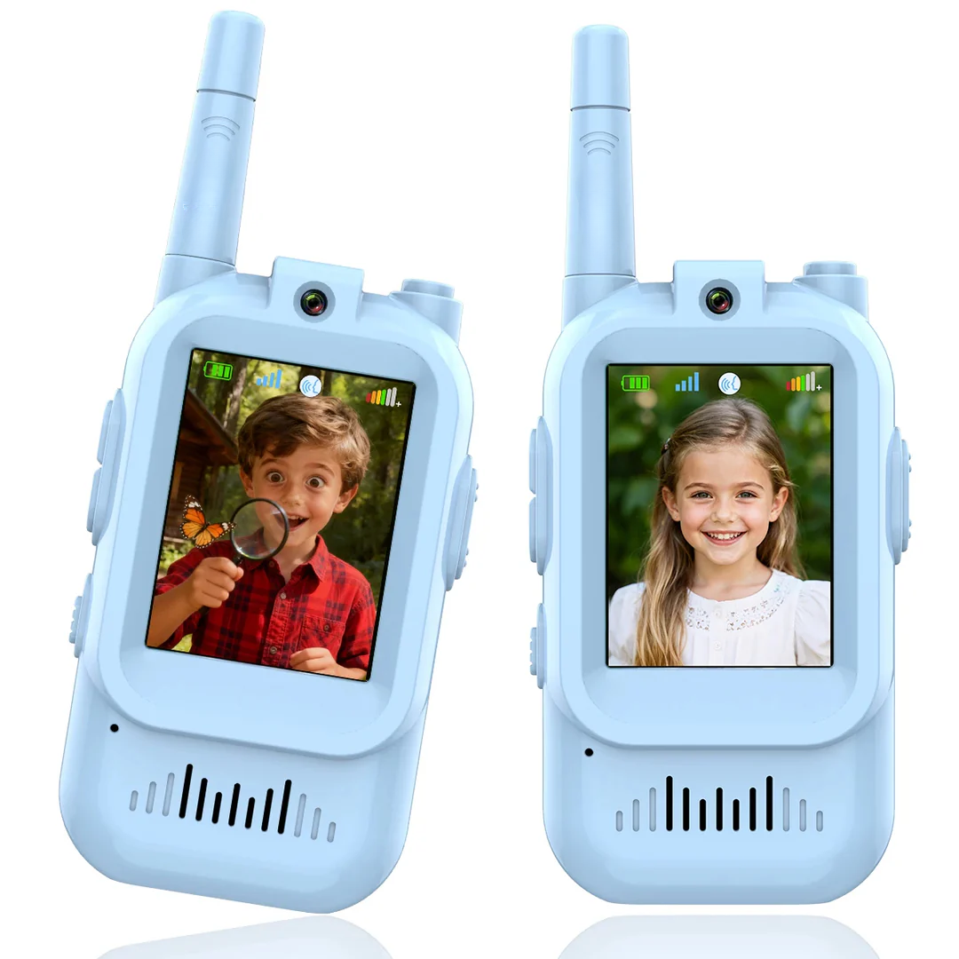 Interactive Communication Set with Video and Voice for Children, Indoor and Outdoor Toy Walkie-Talkie | Sansoti