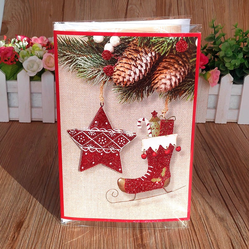 Set musikalischer Weihnachtskarten mit Klang und Lichtern für gemütliche Feiertage Originelle Geschenke Grußkarten | Sansoti