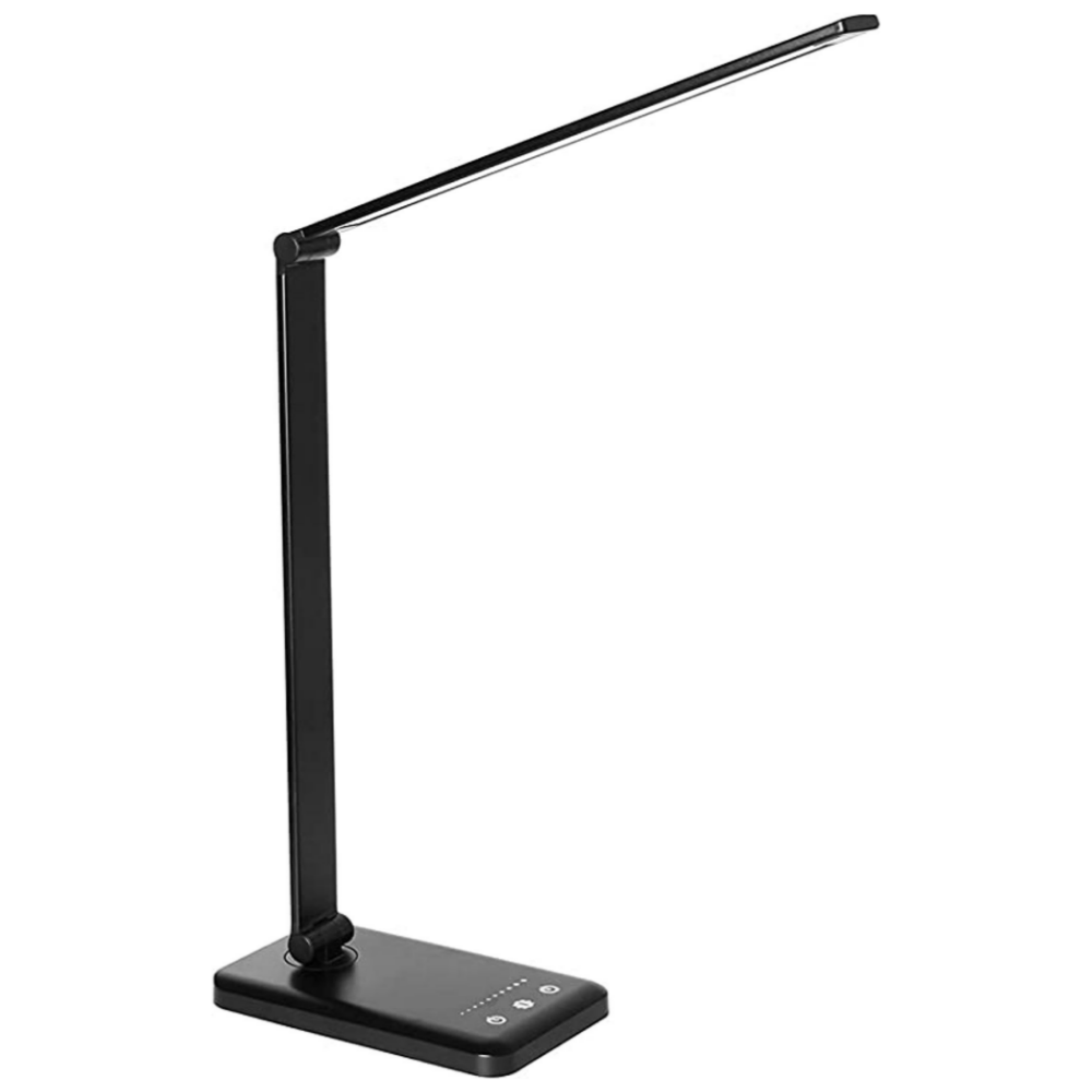 Dimbare LED Bureaulamp met Oplaadpoort 5 Lichtstanden Touch Bediening Flexibele Verstelbare Tafellamp | Sansoti