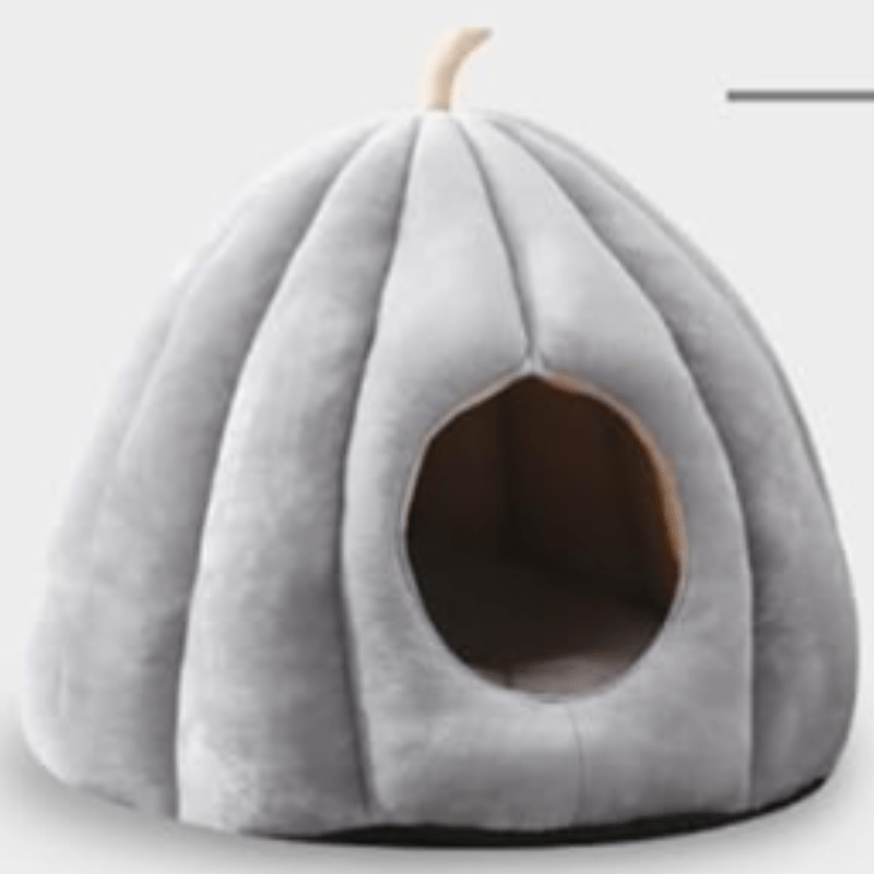 Gesloten Huisdierbed – Warm Pluche Design voor Katten en Kleine Honden | Sansoti