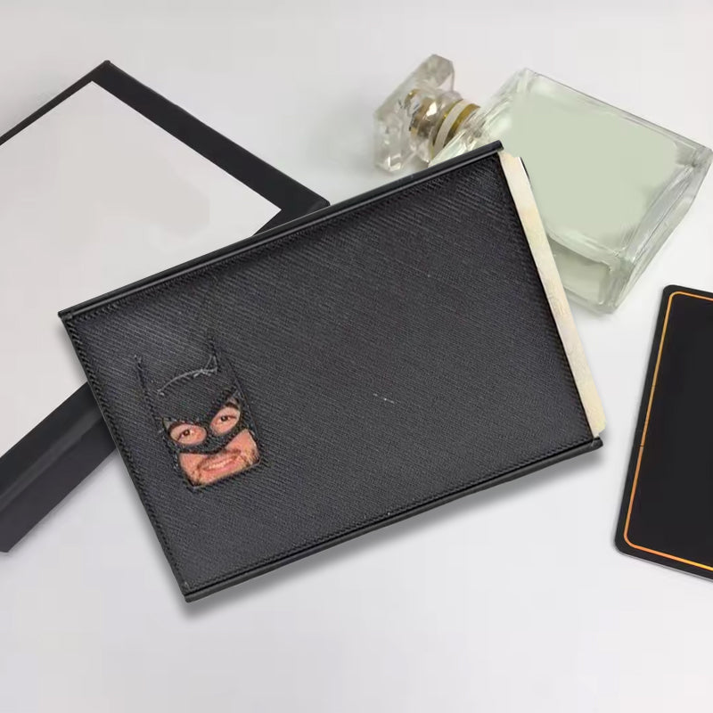 Superhero card holder with mask for ID card, driving licence, public transport card and badge, card holder for adults | Sansoti