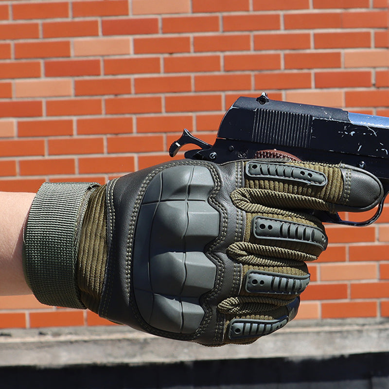Gants de sport tactiques avec fonction écran tactile, microfibres et cuir PU antidérapants pour activités en plein air, moto, cyclisme et entraînement | Sansoti