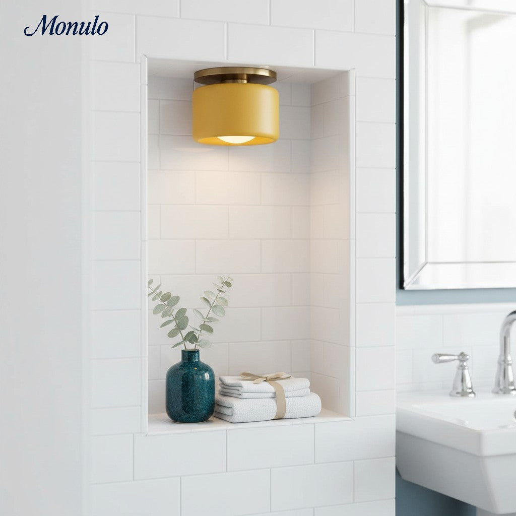Porselein Plafondlamp Rond Modern – Zachte Sfeerverlichting voor Gang Kantoor Keuken | Sansoti